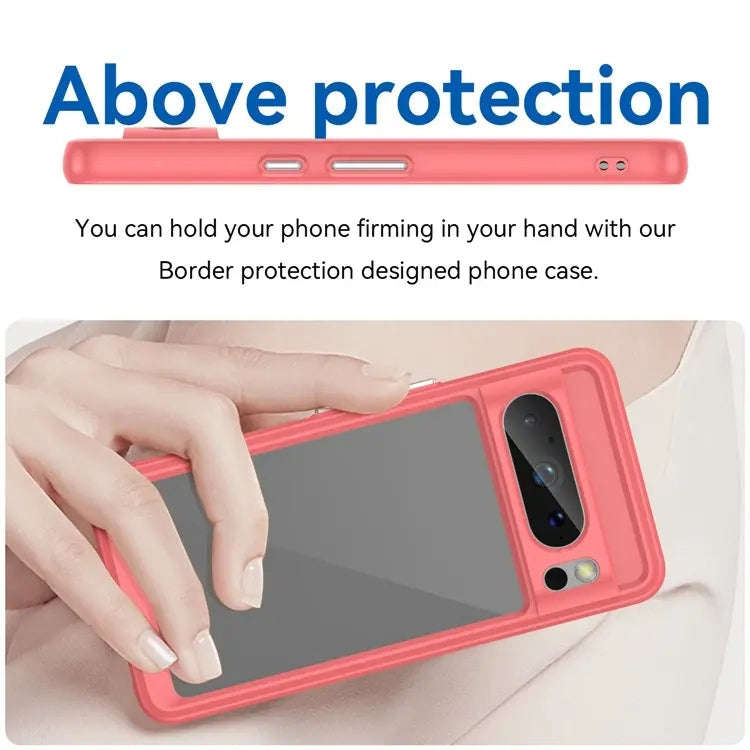 For Google Pixel 8 Pro Colorful Series Acrylic + TPU Phone Case(Red)