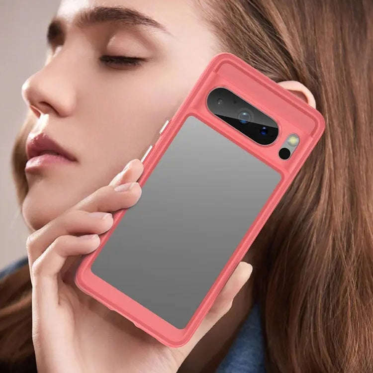 For Google Pixel 8 Pro Colorful Series Acrylic + TPU Phone Case(Red)