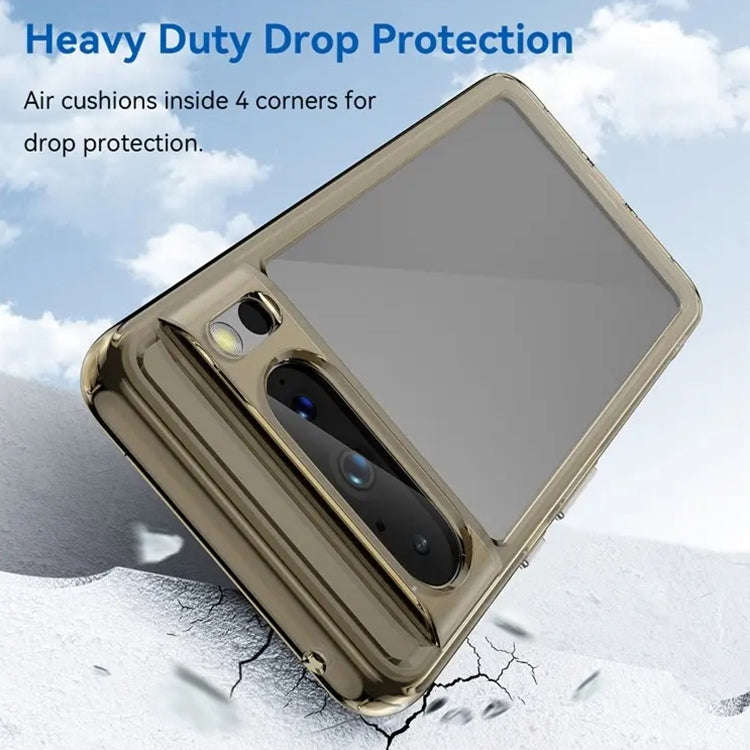 For Google Pixel 8 Pro Colorful Series Acrylic + TPU Phone Case(Transparent Grey)
