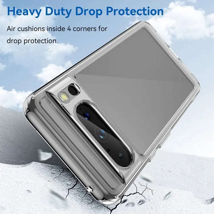 For Google Pixel 8 Pro Colorful Series Acrylic + TPU Phone Case(Transparent)