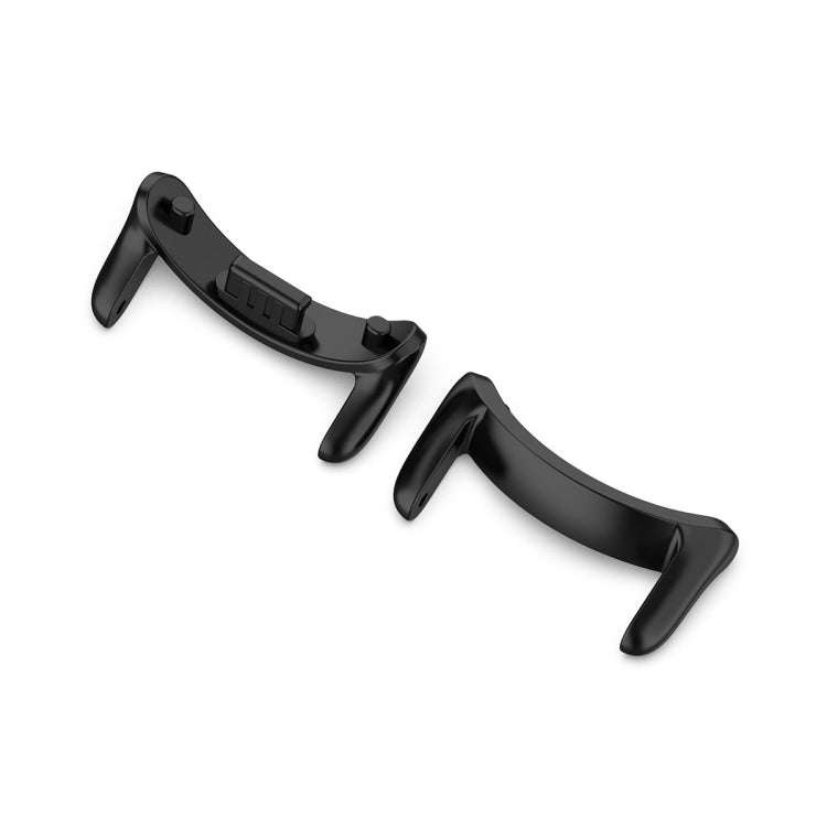 For Xiaomi Mi Band 8 1 Pair Stainless steel Metal Watch Band Connector(Black)