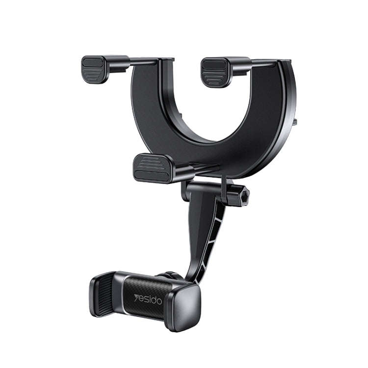 Yesido C193 Car Rearview Mirror Using Phone Holder(Black)
