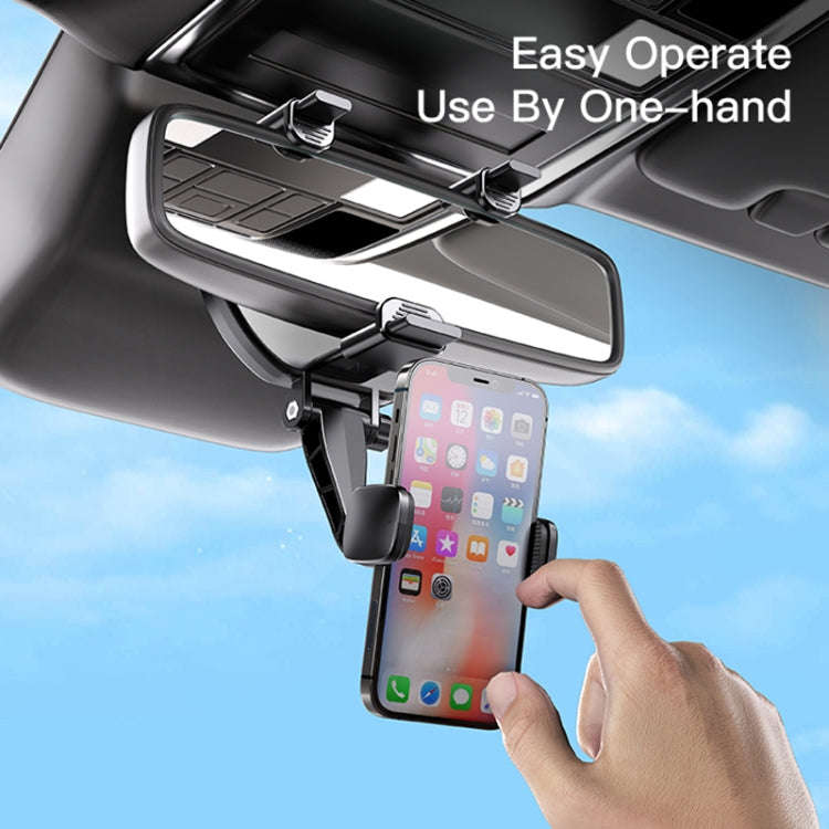 Yesido C193 Car Rearview Mirror Using Phone Holder(Black)
