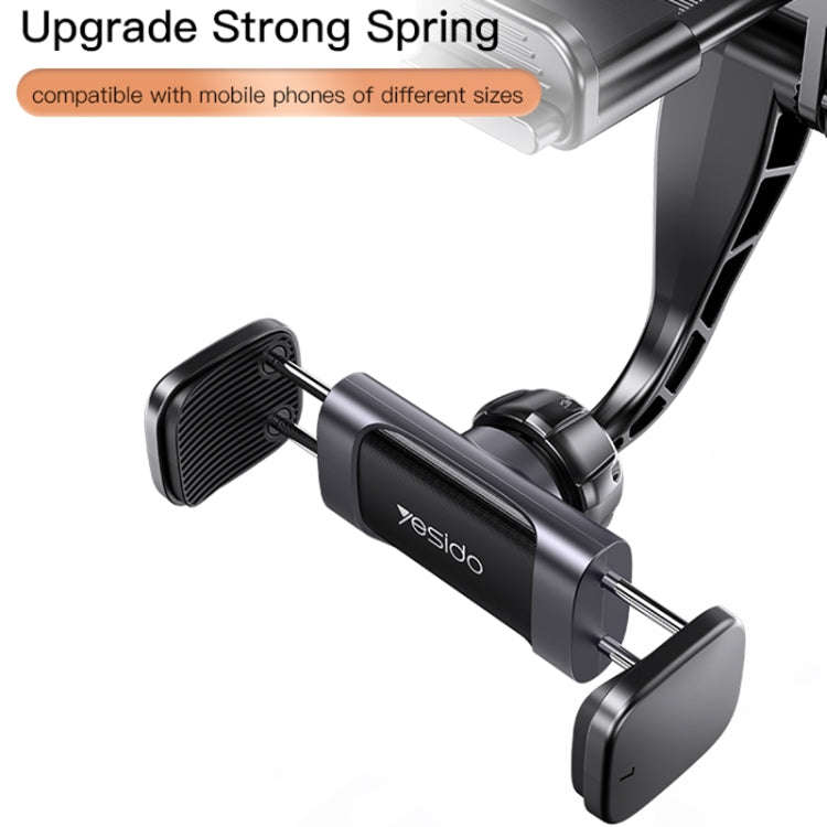 Yesido C193 Car Rearview Mirror Using Phone Holder(Black)