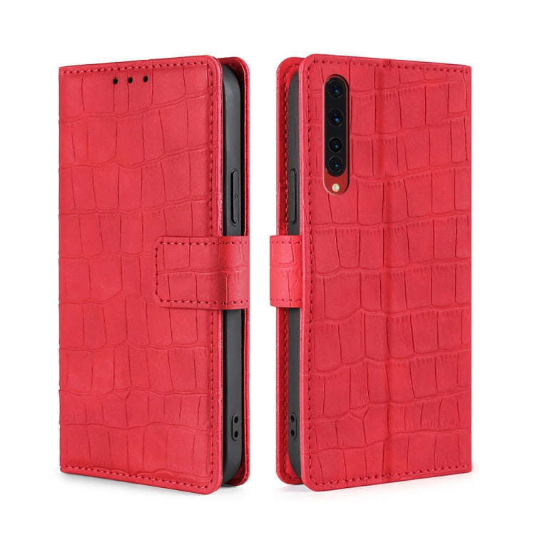 For Rakuten Big Skin Feel Crocodile Magnetic Clasp Leather Phone Case(Red)