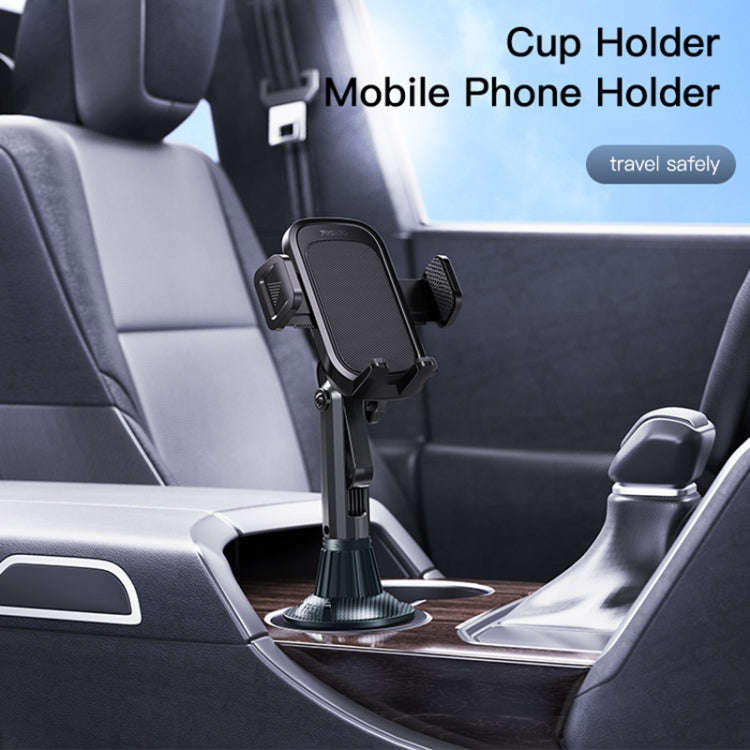 Yesido C195 Car Cup Holder Using Phone Bracket(Black)
