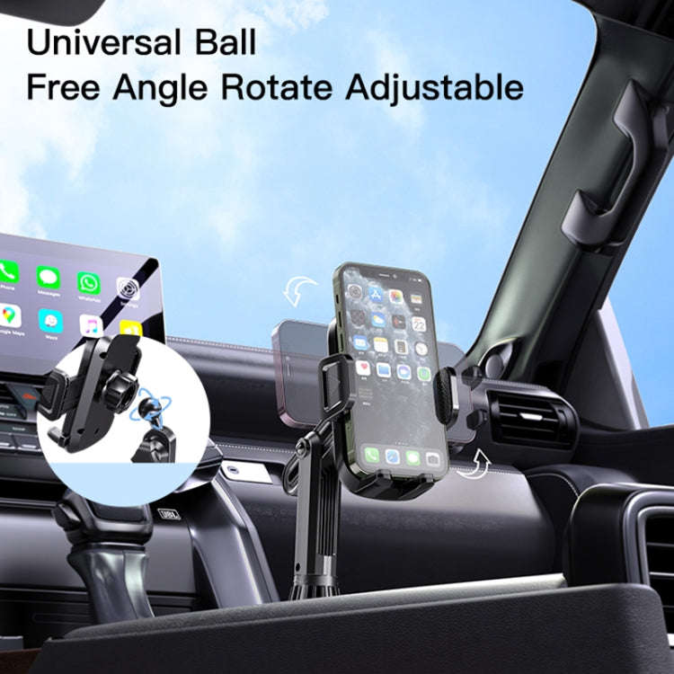 Yesido C195 Car Cup Holder Using Phone Bracket(Black)