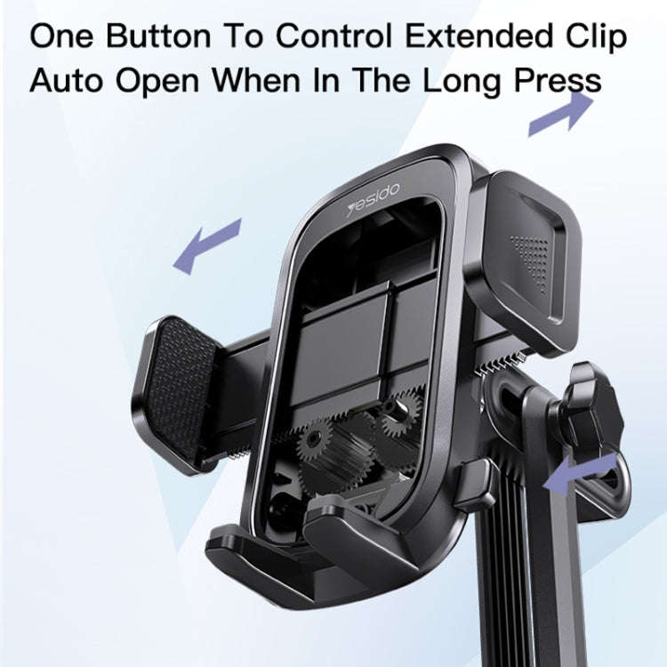 Yesido C195 Car Cup Holder Using Phone Bracket(Black)