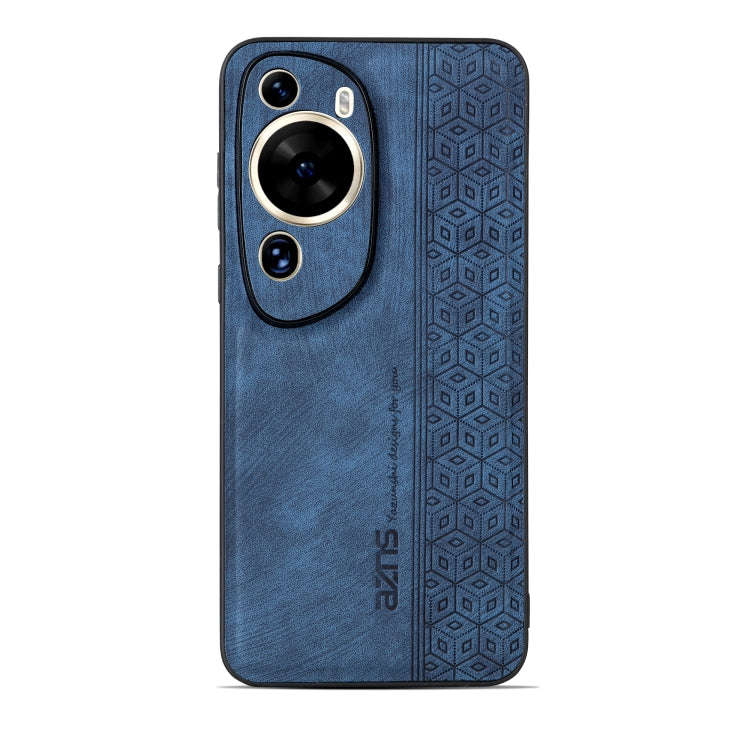 For Huawei P60 Art AZNS 3D Embossed Skin Feel Phone Case(Sapphire Blue)