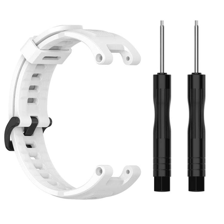 For Huami Amazfit T-Rex A1918 Tyrannosaurus Silicone Watch Band(White)