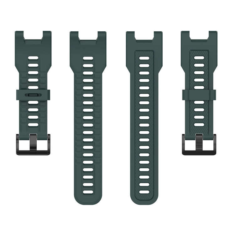 For Huami Amazfit T-Rex A1918 Tyrannosaurus Silicone Watch Band(Olive Green)