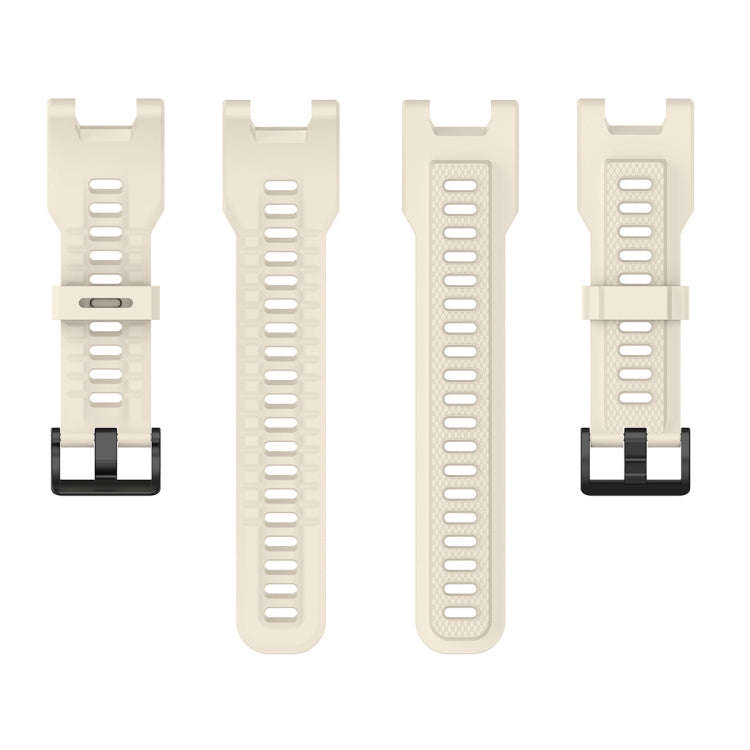 For Huami Amazfit T-Rex A1918 Tyrannosaurus Silicone Watch Band(Beige)