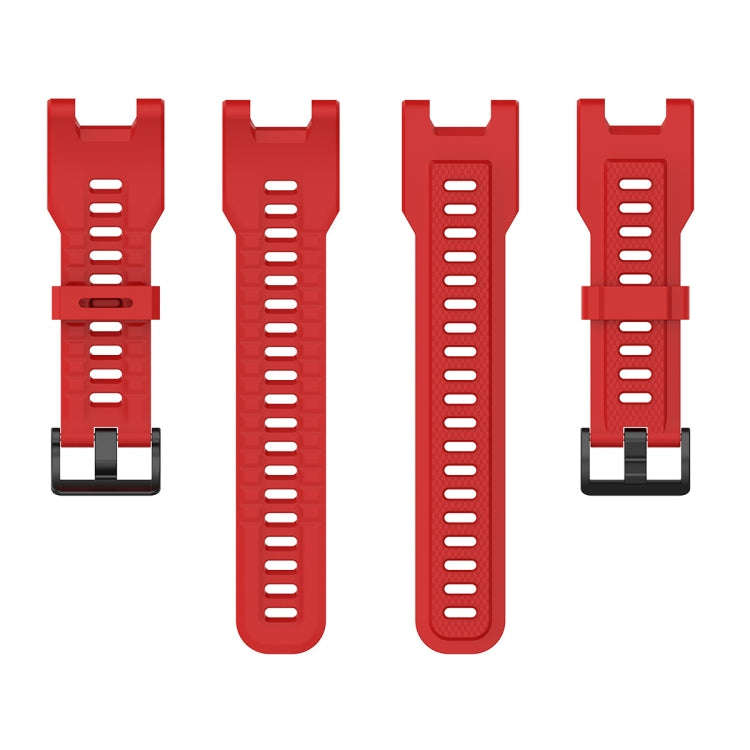 For Huami Amazfit T-Rex A1918 Tyrannosaurus Silicone Watch Band(Lava Red)