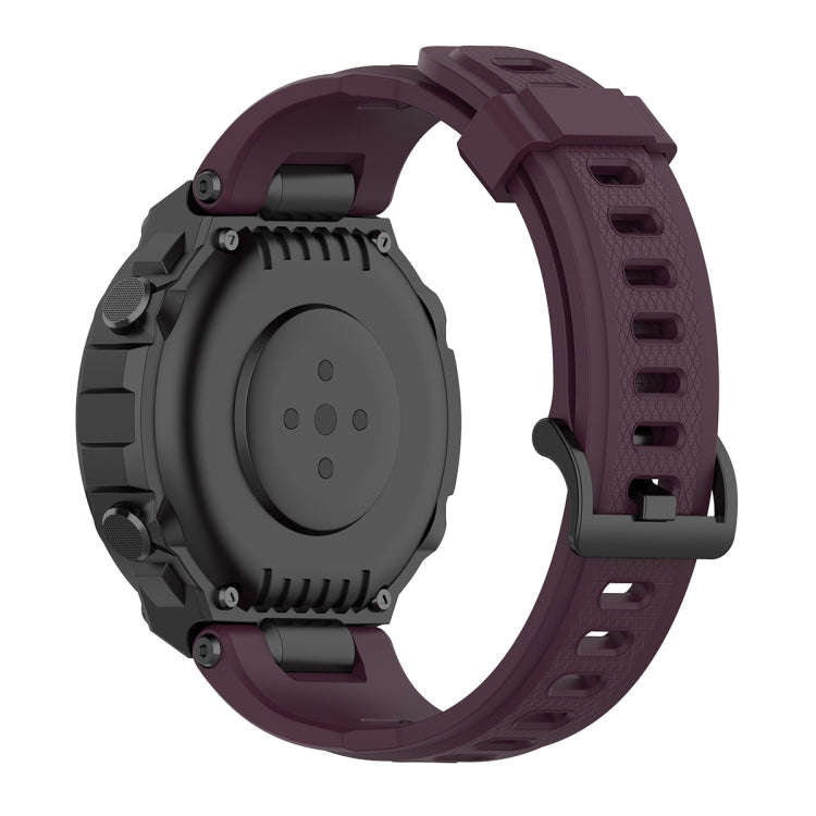 For Huami Amazfit T-Rex A1918 Tyrannosaurus Silicone Watch Band(Purple)