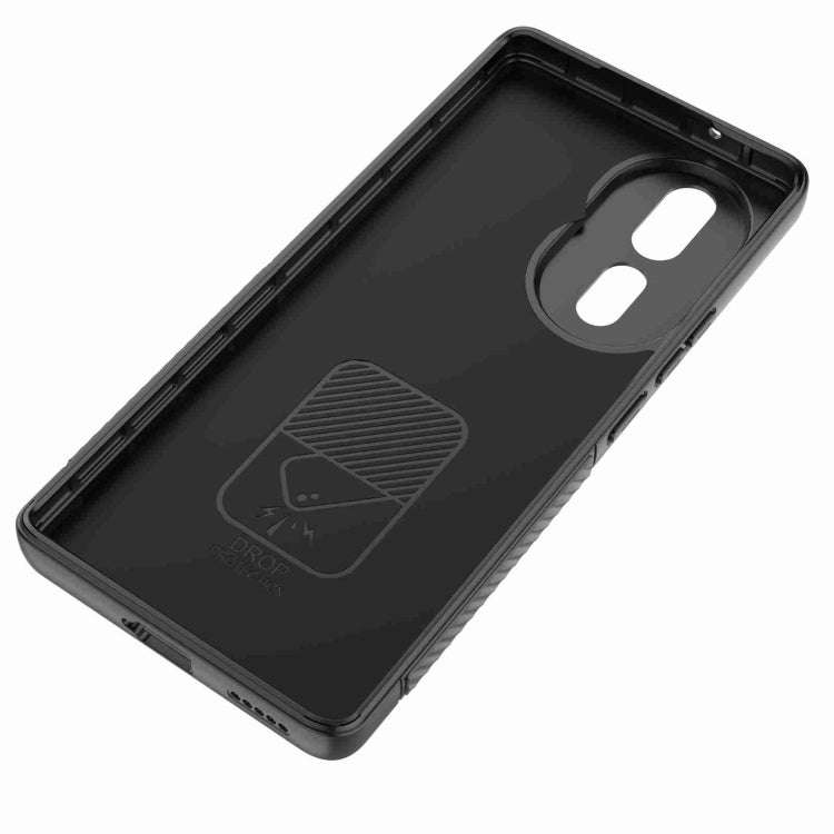 For Honor 80 5G Wavy Texture TPU Phone Case with Lens Film(Royal Blue)