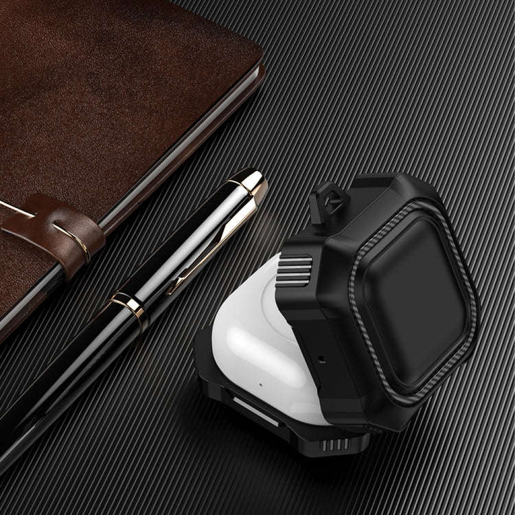 For Samsung Galaxy Live Pro Armor Earphone Protective Case(Black)