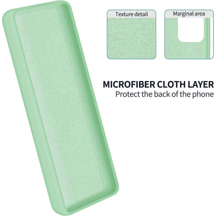 For Tecno Spark Go 2022 / Spark 8C / Spark 9 Pure Color Liquid Silicone Shockproof Phone Case(Green)