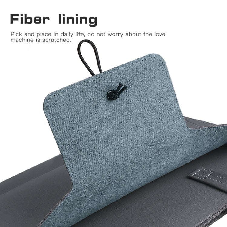 15-16 inch Universal Elastic Thread Button Portable Laptop Inner Bag(Black)