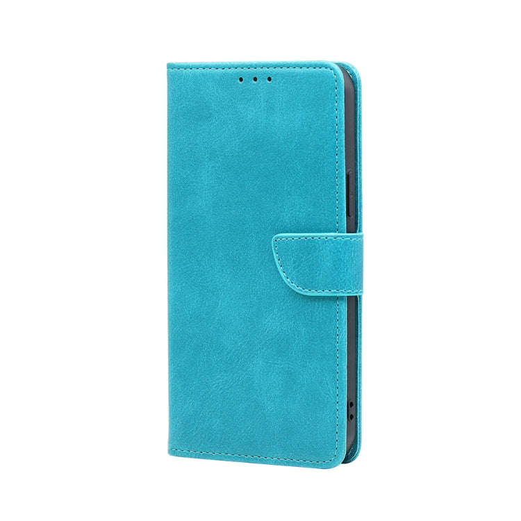 For Kyocera Digno SX3-KYG02 Calf Texture Buckle Flip Leather Phone Case(Light Blue)