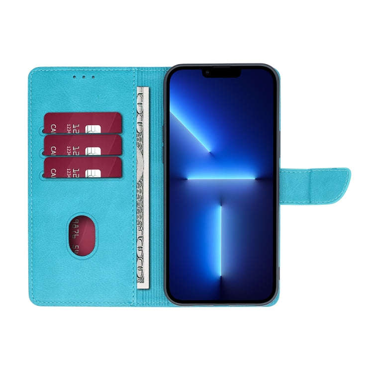 For Kyocera Digno SX3-KYG02 Calf Texture Buckle Flip Leather Phone Case(Light Blue)