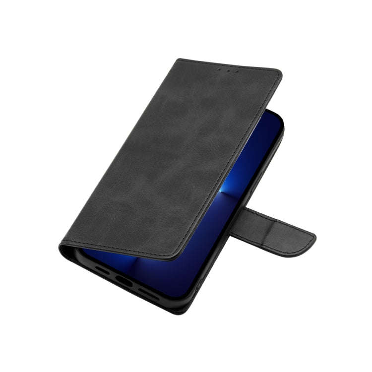 For Kyocera Digno SX3-KYG02 Calf Texture Buckle Flip Leather Phone Case(Black)