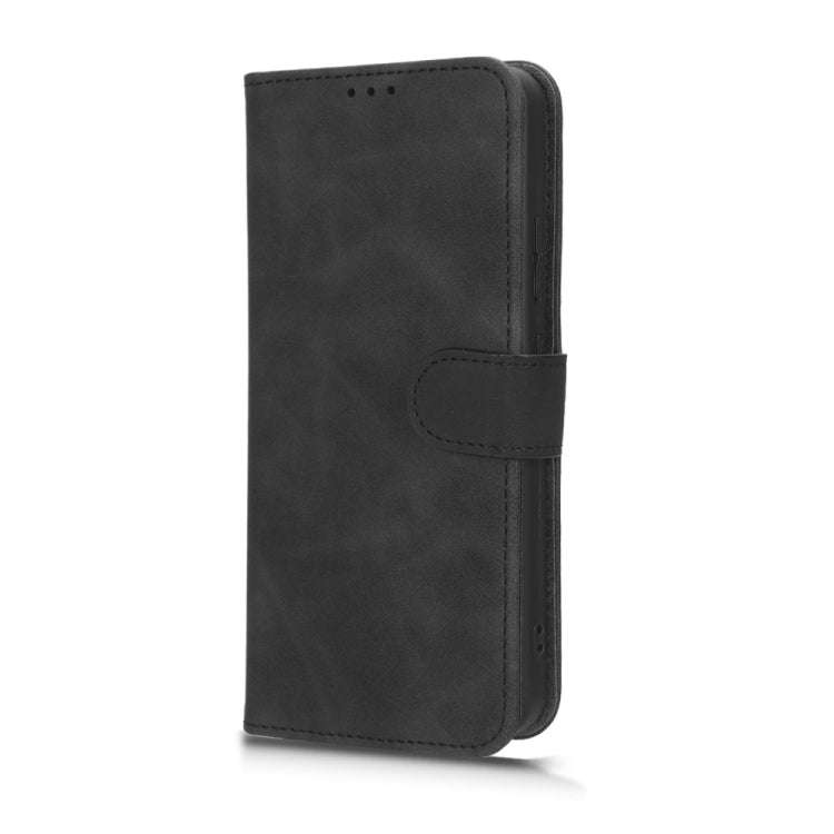 For lnfinix Smart 7 HD Skin Feel Magnetic Flip Leather Phone Case(Black)