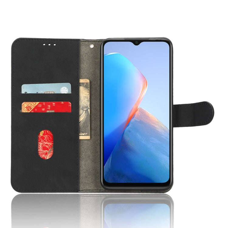 For lnfinix Smart 7 HD Skin Feel Magnetic Flip Leather Phone Case(Black)