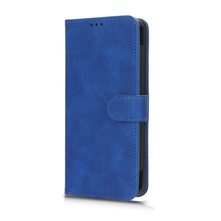 For ASUS ROG Phone 7 Skin Feel Magnetic Flip Leather Phone Case(Blue)