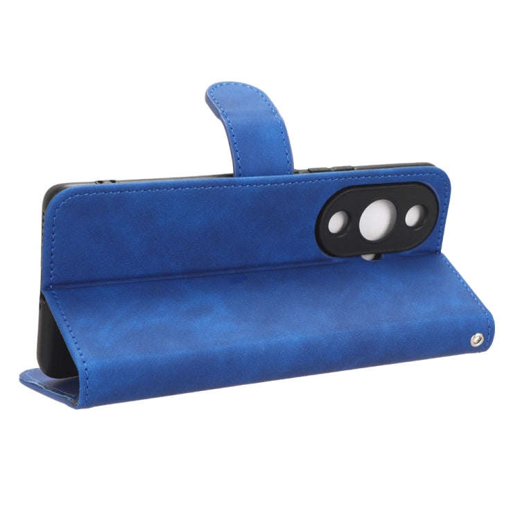 For Huawei nova 11 Pro Skin Feel Magnetic Flip Leather Phone Case(Blue)