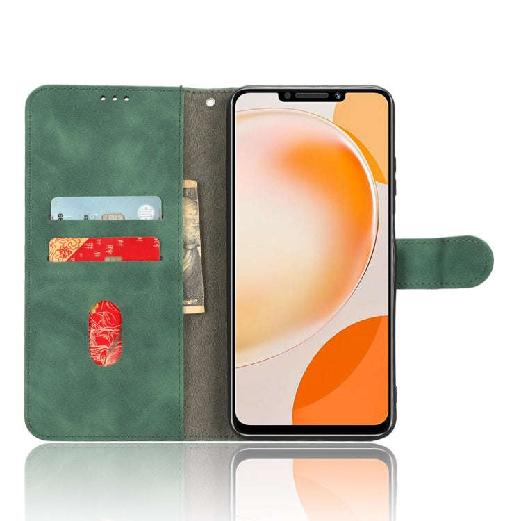 For Huawei Enjoy 60X Skin Feel Magnetic Flip Leather Phone Case(Green)