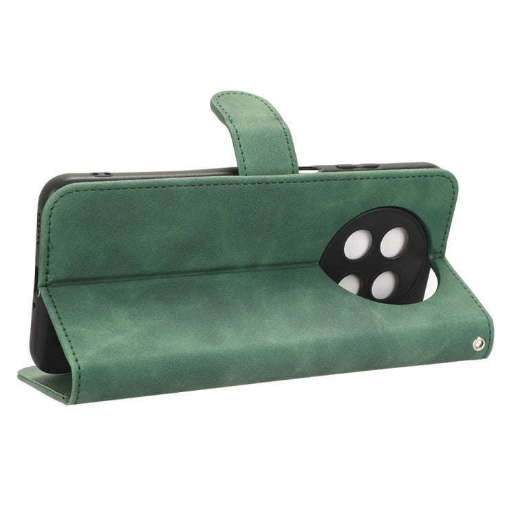 For Huawei Enjoy 60X Skin Feel Magnetic Flip Leather Phone Case(Green)