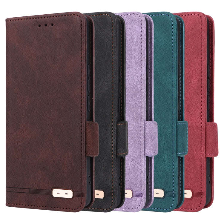 For ASUS ROG Phone 7 Magnetic Clasp Leather Phone Case(Green)