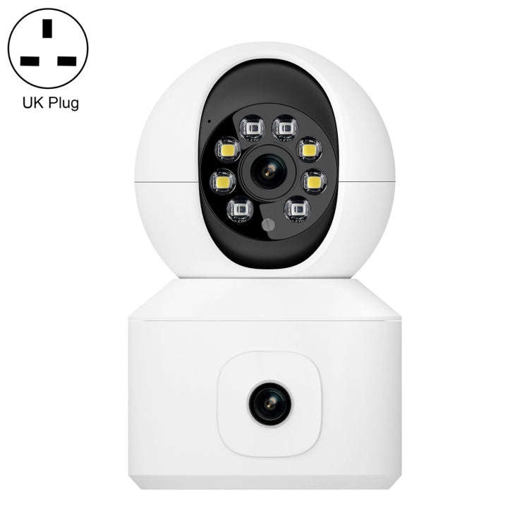 ESCAM QF010 2x2MP Dual Lens Dual Screen Surveillance WiFi Camera Support Two-way Voice & Motion D...