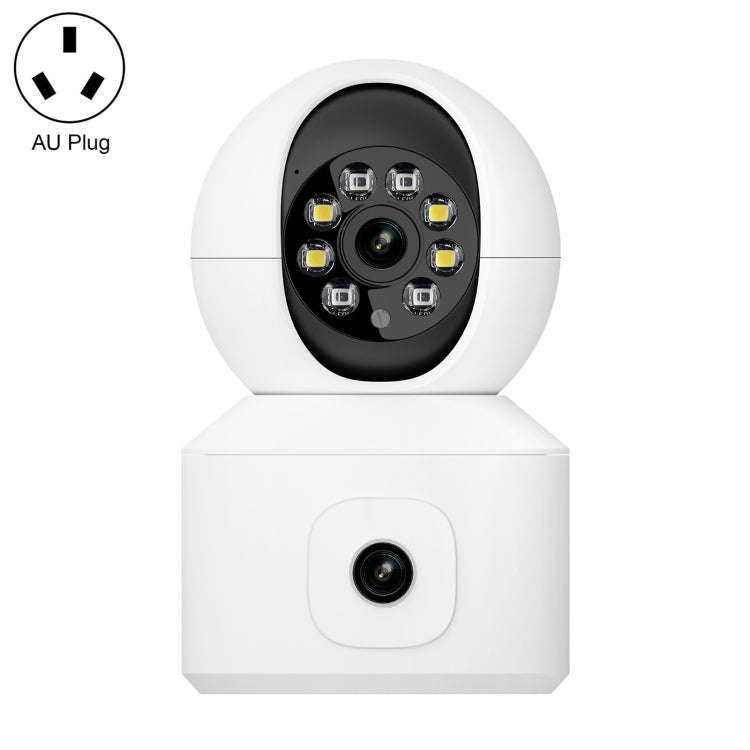 ESCAM QF010 2x2MP Dual Lens Dual Screen Surveillance WiFi Camera Support Two-way Voice & Motion D...