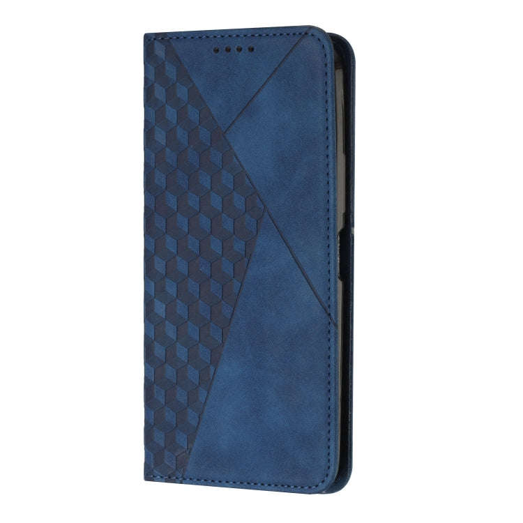 For Google Pixel 8 Pro Diamond Pattern Skin Feel Magnetic Leather Phone Case(Blue)