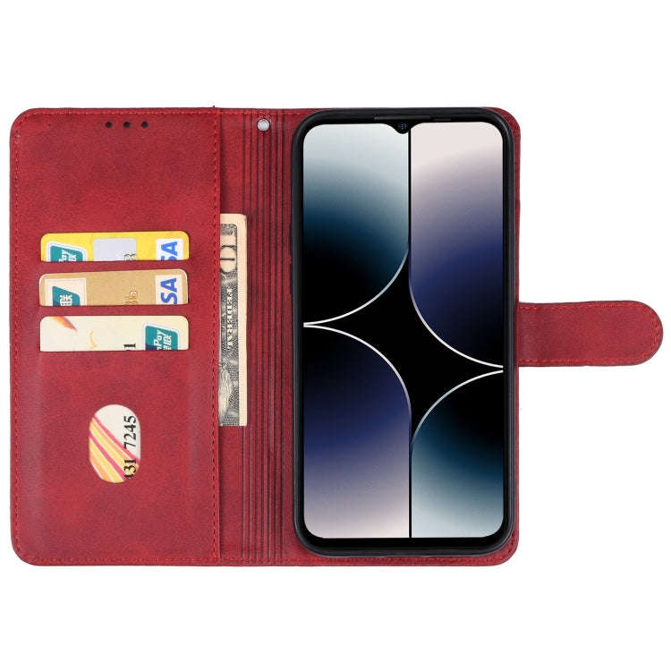 For Ulefone Note 16 Pro Leather Phone Case(Red)