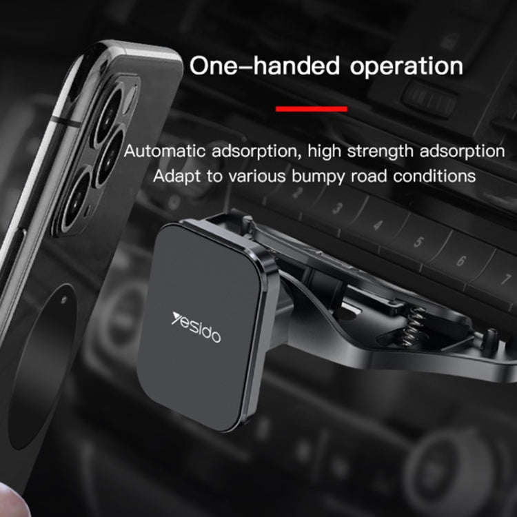 Yesido C92 Car CD Port Magsafe Magnetic Phone Holder(Black)