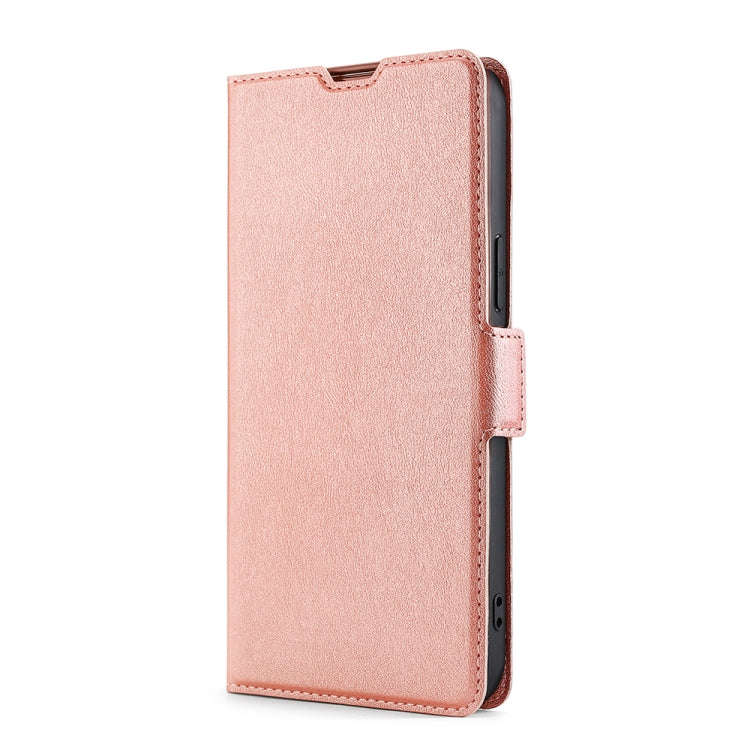 For Kyocera Digno SX3-KYG02 Ultra-thin Voltage Side Buckle Horizontal Flip Leather Phone Case(Ros...