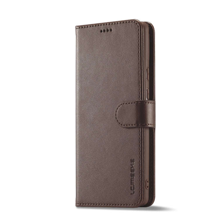 For Google Pixel 8 Pro LC.IMEEKE Calf Texture Horizontal Flip Leather Case(Brown)