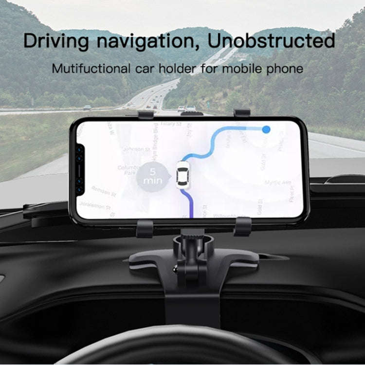 Yesido C101 Car Multifunctional Dashboard Mobile Phone Holder(Black)