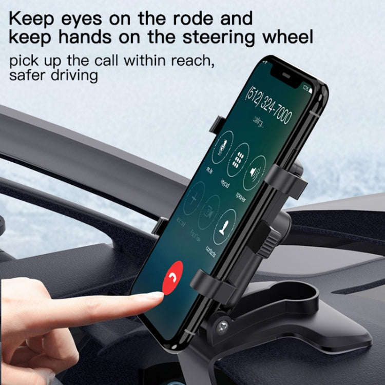 Yesido C101 Car Multifunctional Dashboard Mobile Phone Holder(Black)
