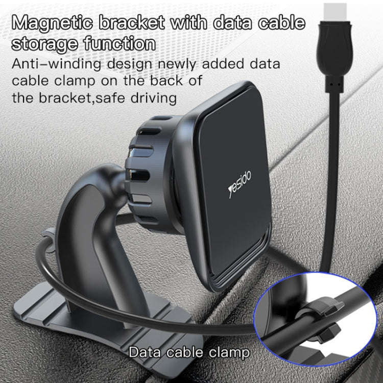 Yesido C110 Car Center Console Paste Magsafe Magnetic Phone Bracket(Black)
