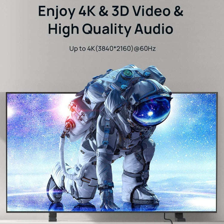 2m HDMI 2.0 Version 4K 60Hz HD Cable(Grey)