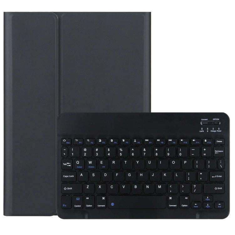 For Lenovo Tab M10 3rd Gen TB-328XU Bluetooth Keyboard Leather Tablet Case(Black)