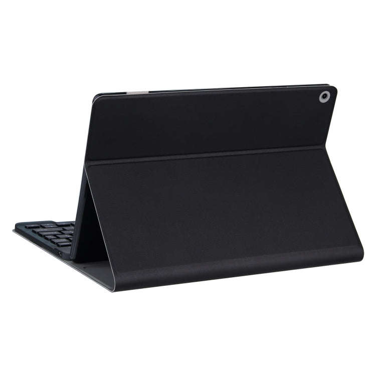 For Lenovo Tab M10 3rd Gen TB-328XU Bluetooth Keyboard Leather Tablet Case(Black)