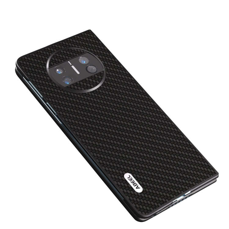 For Huawei Mate X3 ABEEL Carbon Fiber Texture Protective Phone Case(Black)