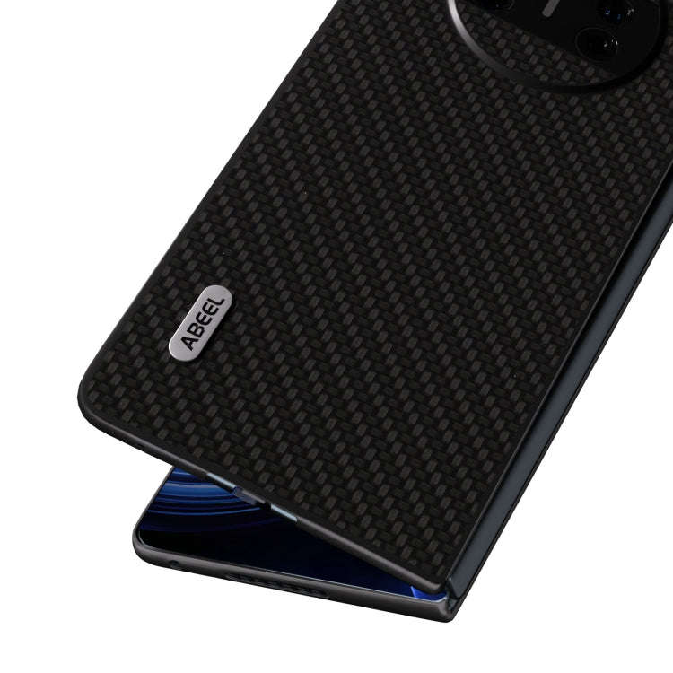 For Huawei Mate X3 ABEEL Carbon Fiber Texture Protective Phone Case(Black)