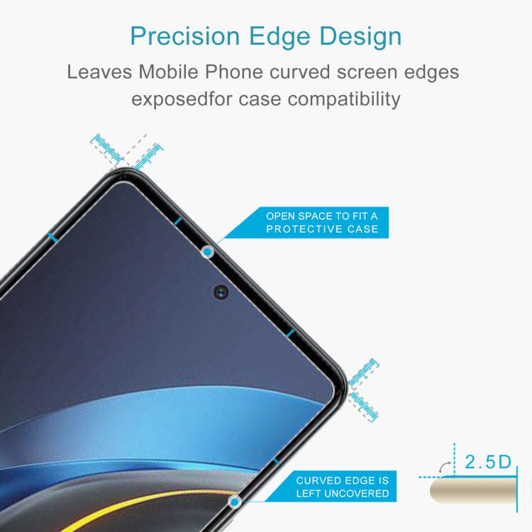 For Infinix Note 30 VIP 50pcs 0.26mm 9H 2.5D Tempered Glass Film