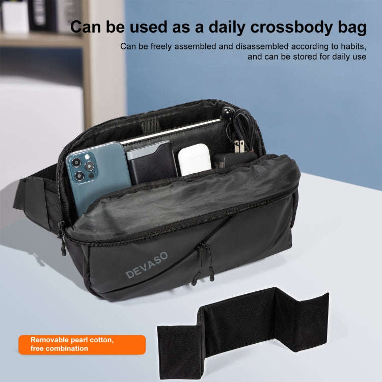 STARTRC Portable Shoulder Waterproof Drone Bag For DJI OM6 / Mini 3 / Mini 3 Pro / Mini 2(Black)