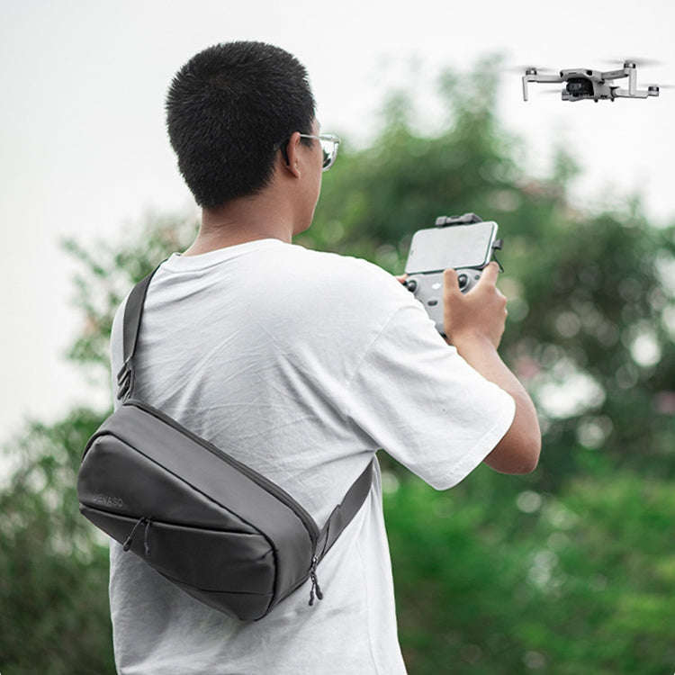 STARTRC Portable Shoulder Waterproof Drone Bag For DJI OM6 / Mini 3 / Mini 3 Pro / Mini 2(Black)